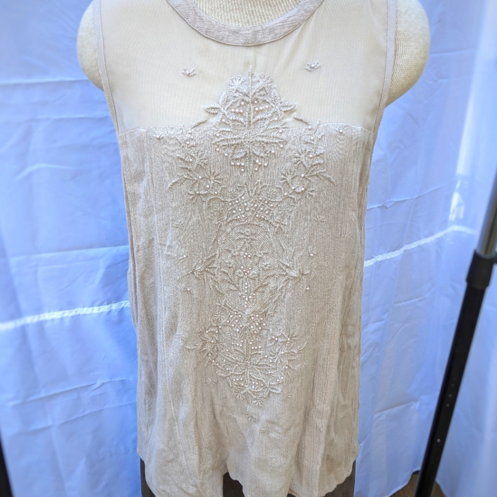 Elegant Embroidered Beaded Blouse